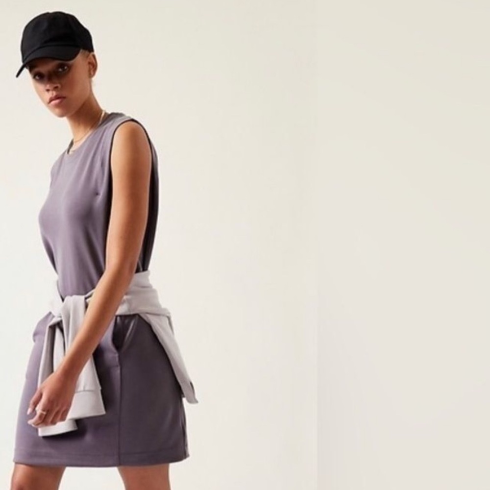 Athleta Seasoft Tank Dress‎ Dusty Violet Medium